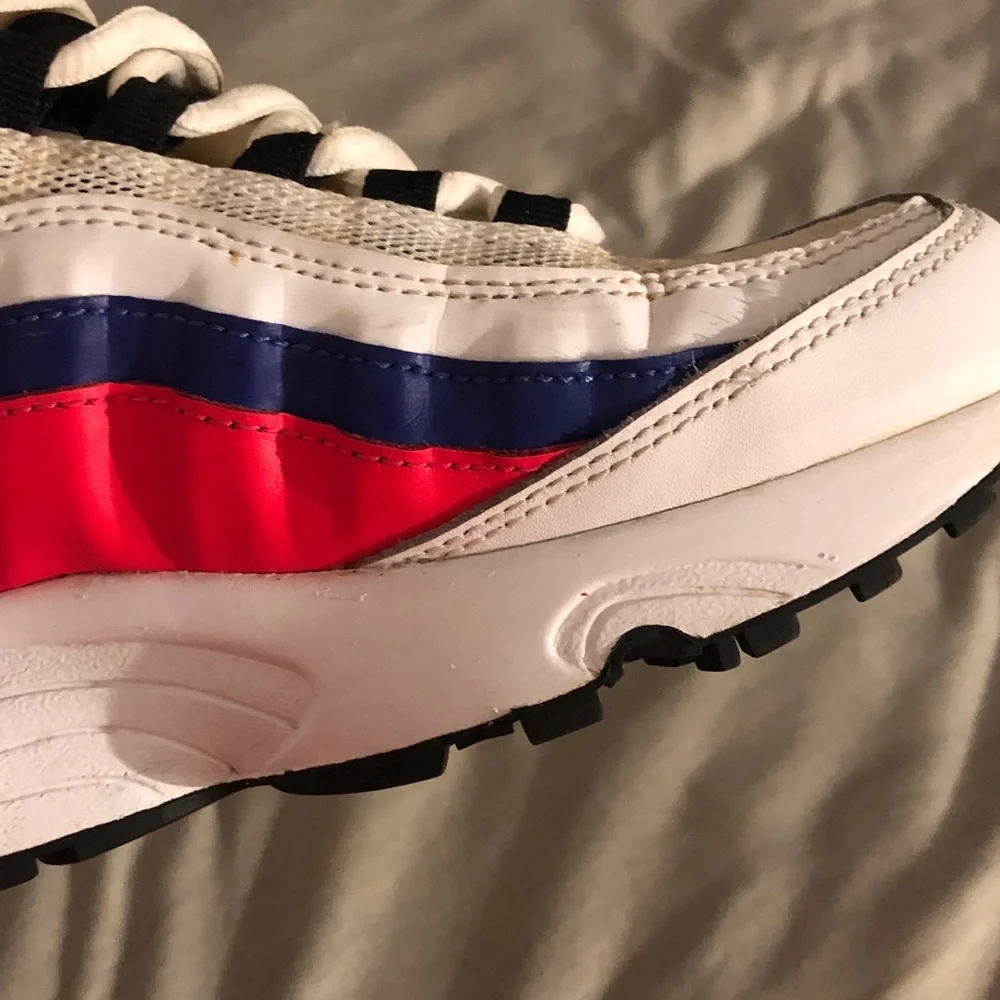 Nike Blue and White Sneakers